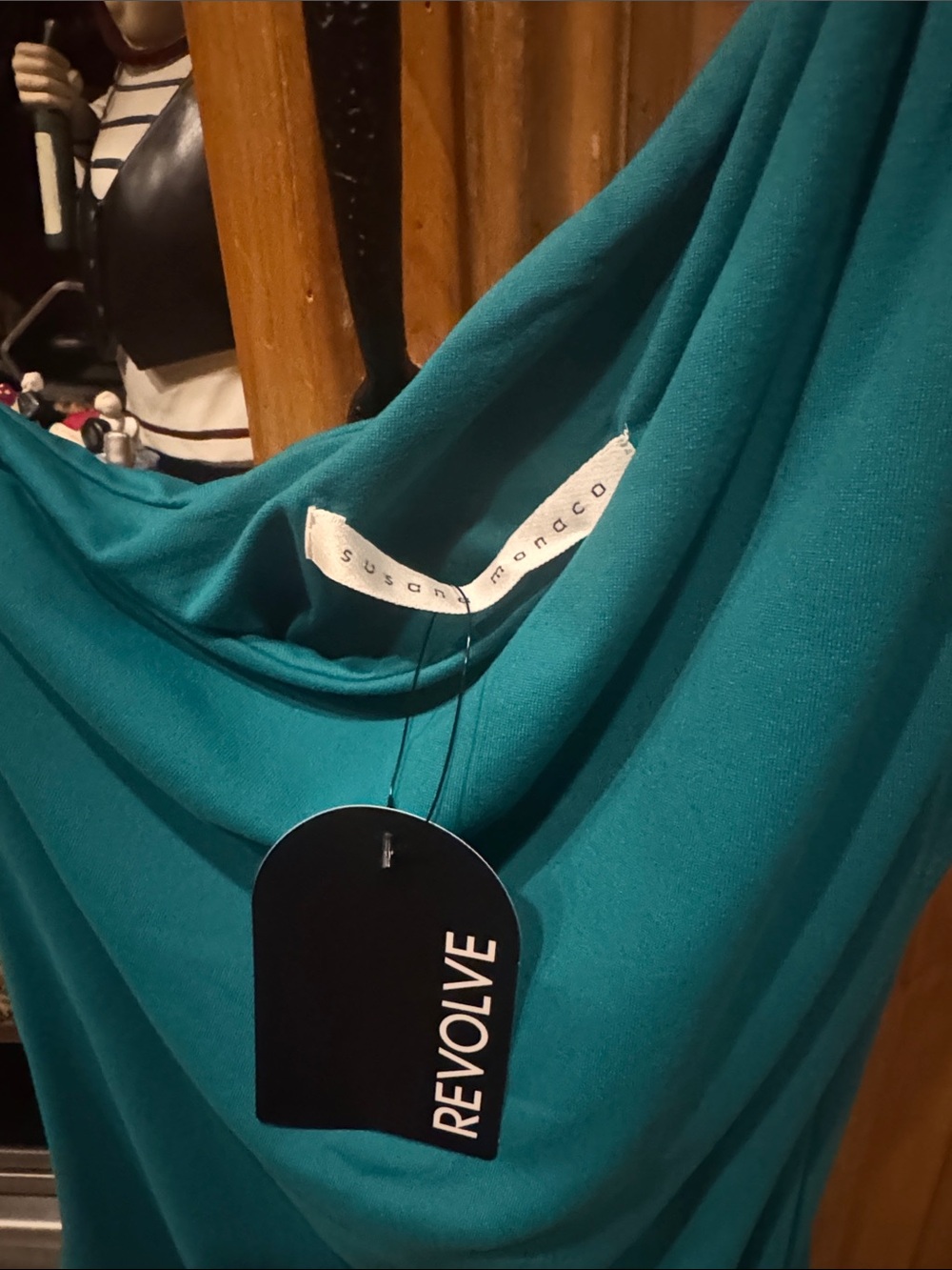 SUSANA MONACO NWT one shoulder ruched sides dress!👗 😍 XS - Picture 2 of 3